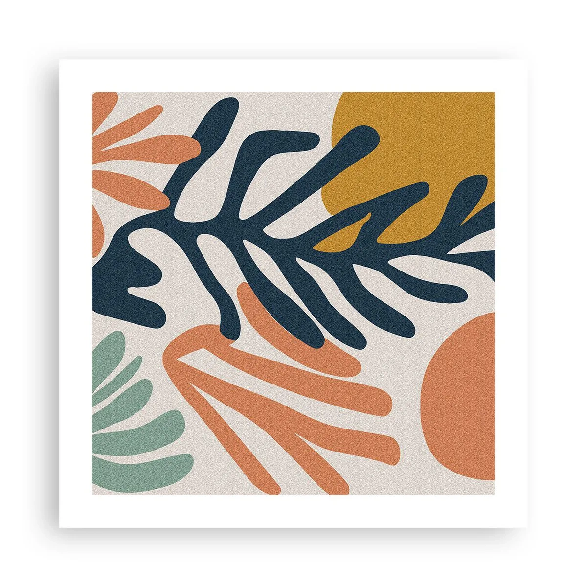 Affisch - Korallhav - 50x50 cm
