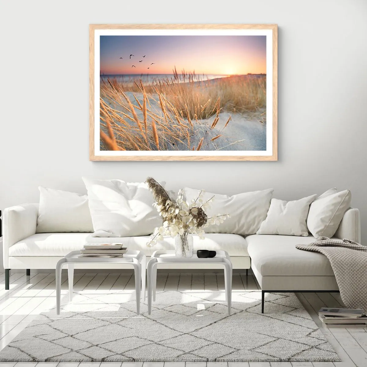 Affisch i ram av ljusek - Östersjövaggvisa - 50x40 cm