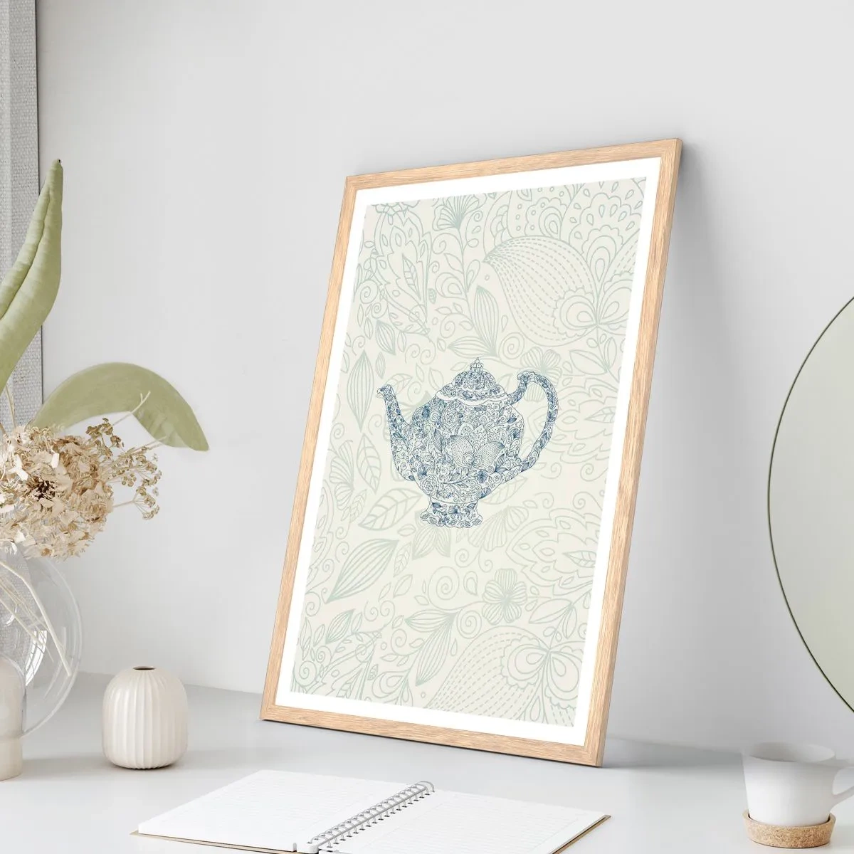 Affisch i ram av ljusek - Techarm - 50x70 cm