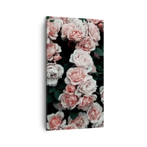 Canvastavla - Bild på duk - Rosansamble - 45x80 cm