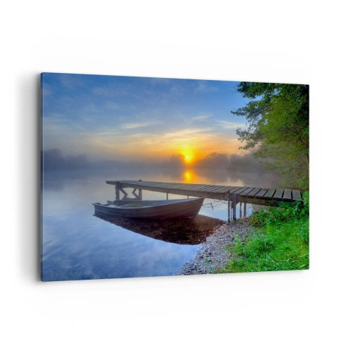 Canvastavla - Bild på duk - Det vanliga förvandlas till det magiska - 100x70 cm