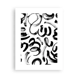 Affisch - Svart på vitt - 30x40 cm