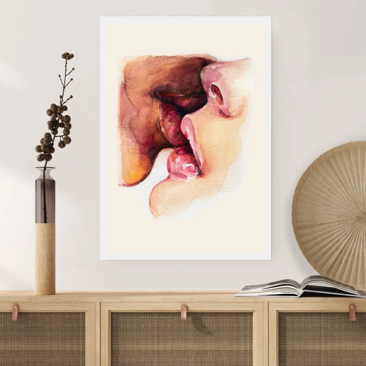 Affisch - Som dag och natt, jord och himmel - 50x70 cm