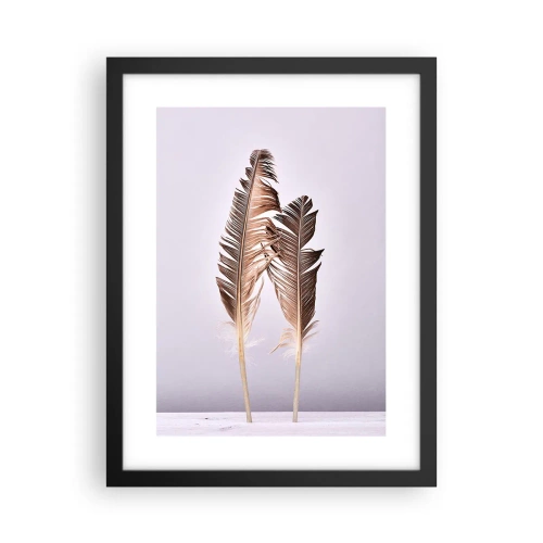 Affisch i svart ram - Mot intet - 30x40 cm