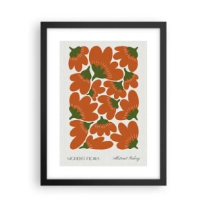 Affisch i svart ram - Ur blommornas liv - 30x40 cm