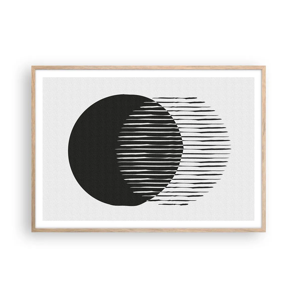 Affisch i ram av ljusek - Hans alter ego - 100x70 cm