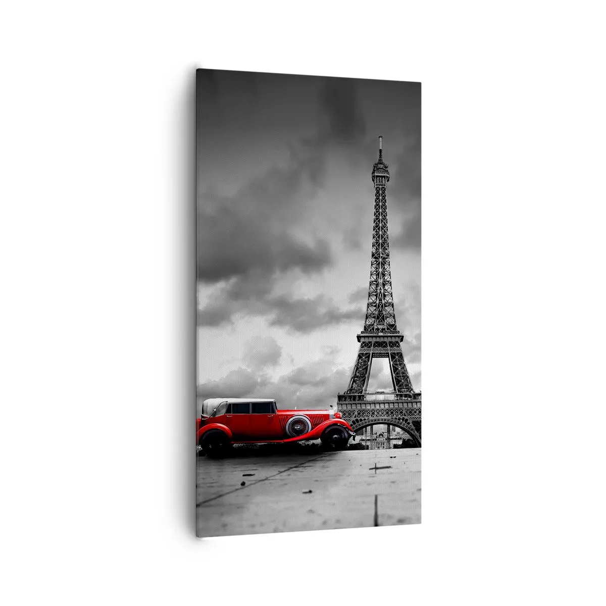 Canvastavla - Bild på duk - Inte så länge sedan i Paris - 65x120 cm