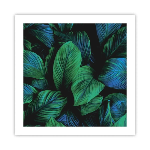 Affisch - I gröna folkmassan - 50x50 cm