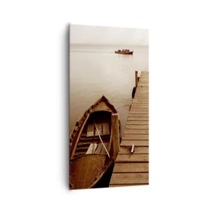 Canvastavla - Bild på duk - Stora lugnet - 65x120 cm