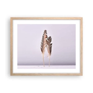 Affisch i ram av ljusek - Mot intet - 50x40 cm