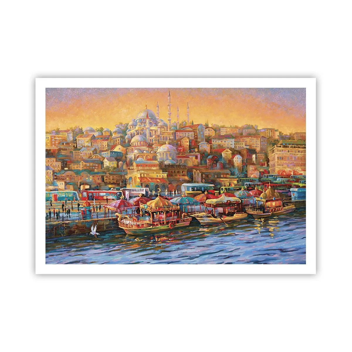 Affisch - Istanbul-berättelse - 100x70 cm