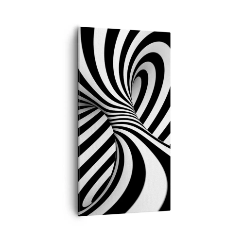 Canvastavla - Bild på duk - Komposition: dansande rum - 55x100 cm