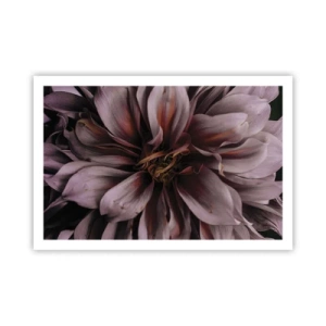 Affisch - Blommigt hjärta - 91x61 cm