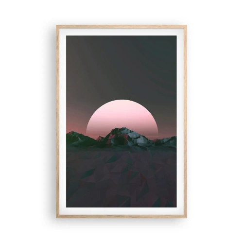 Affisch i ram av ljusek - I den granliggande galaxen - 61x91 cm