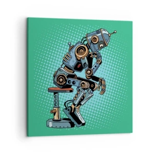 Canvastavla - Bild på duk - Över existensens mening - 50x50 cm