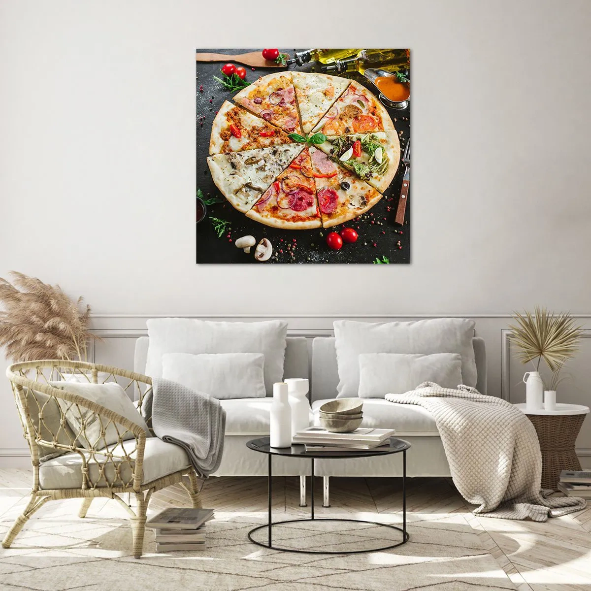 Glastavla - Bild på glas - Smakurval - 60x60 cm
