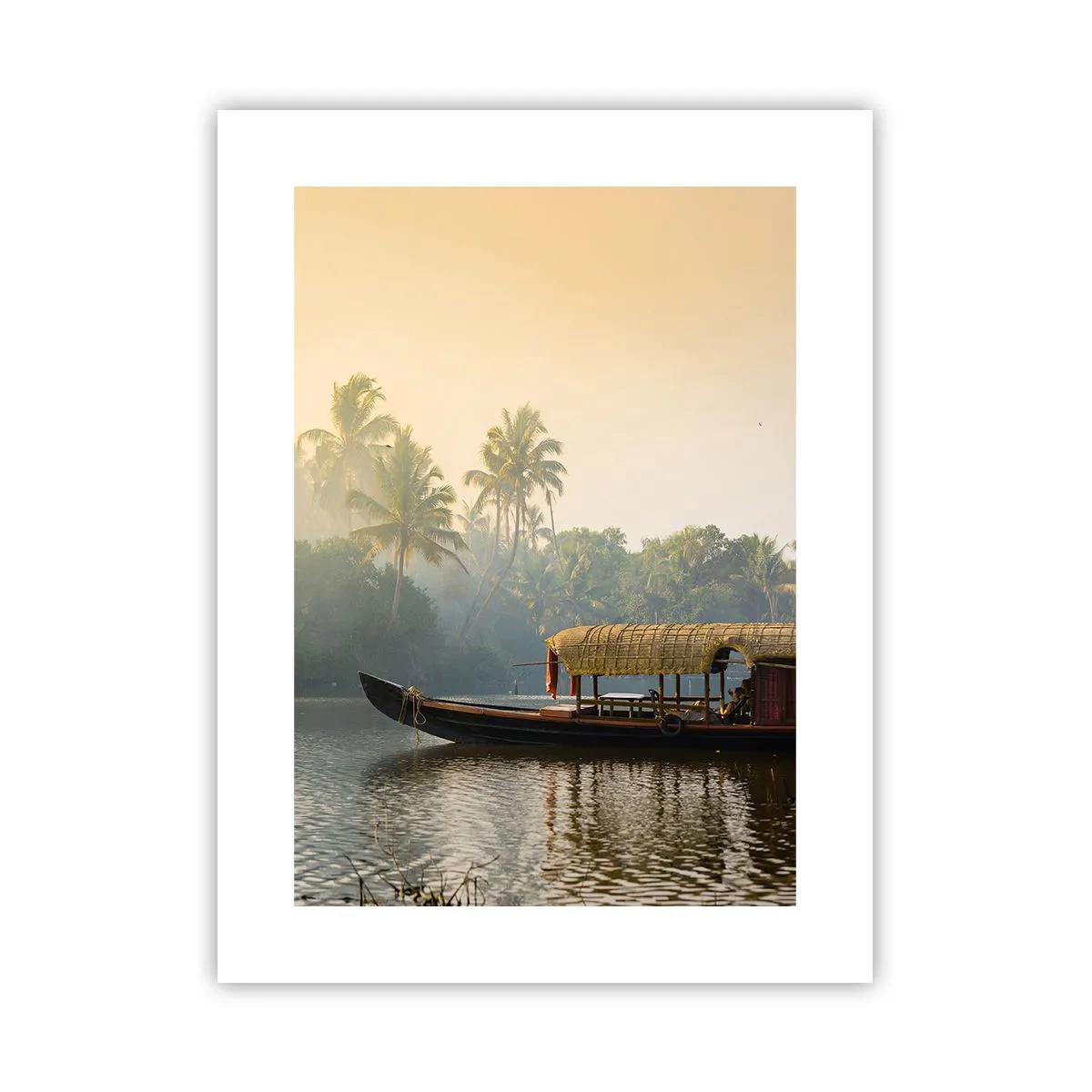 Affisch - Hus på floden - 30x40 cm