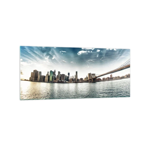 Glastavla - Bild på glas - Glasö - 120x50 cm