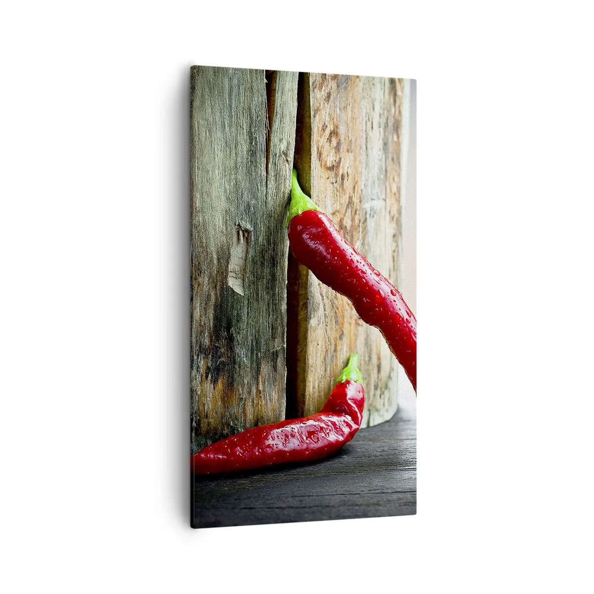 Canvastavla - Bild på duk - Red hot chili peppers - 55x100 cm