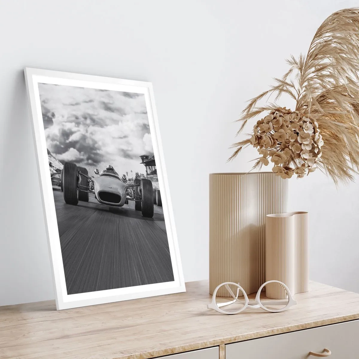 Affisch i vit ram - Kraften finns! - 50x70 cm