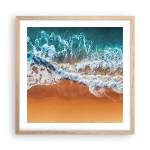 Affisch i ram av ljusek - Alltid i par - 50x50 cm