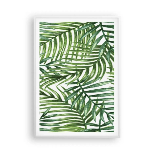 Affisch i vit ram - Under gröna baldakinen - 70x100 cm