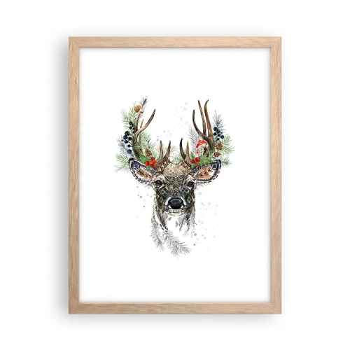 Affisch i ram av ljusek - I högtidskläder - 30x40 cm