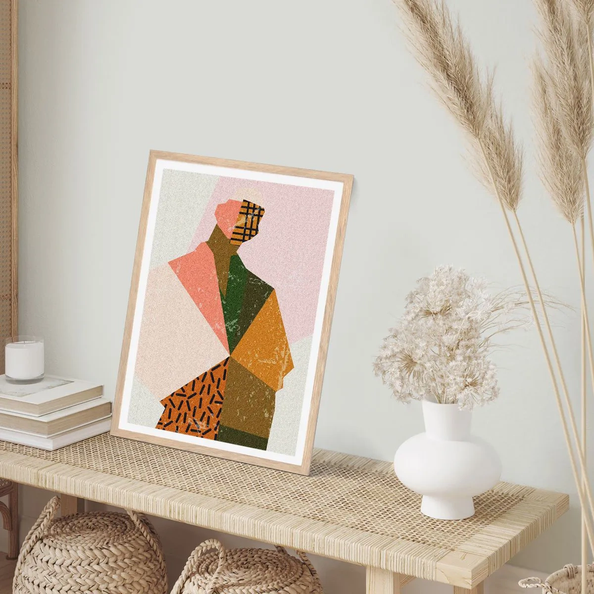 Affisch i ram av ljusek - Människan - en komplex varelse - 70x100 cm