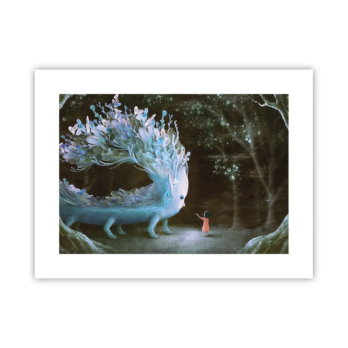 Affisch - Fantastiskt möte - 40x30 cm