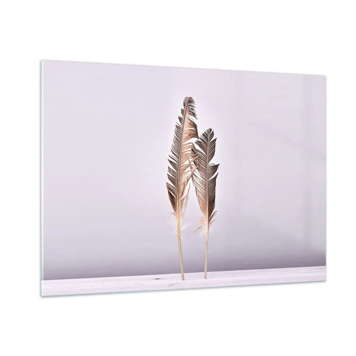 Glastavla - Bild på glas - Mot intet - 100x70 cm