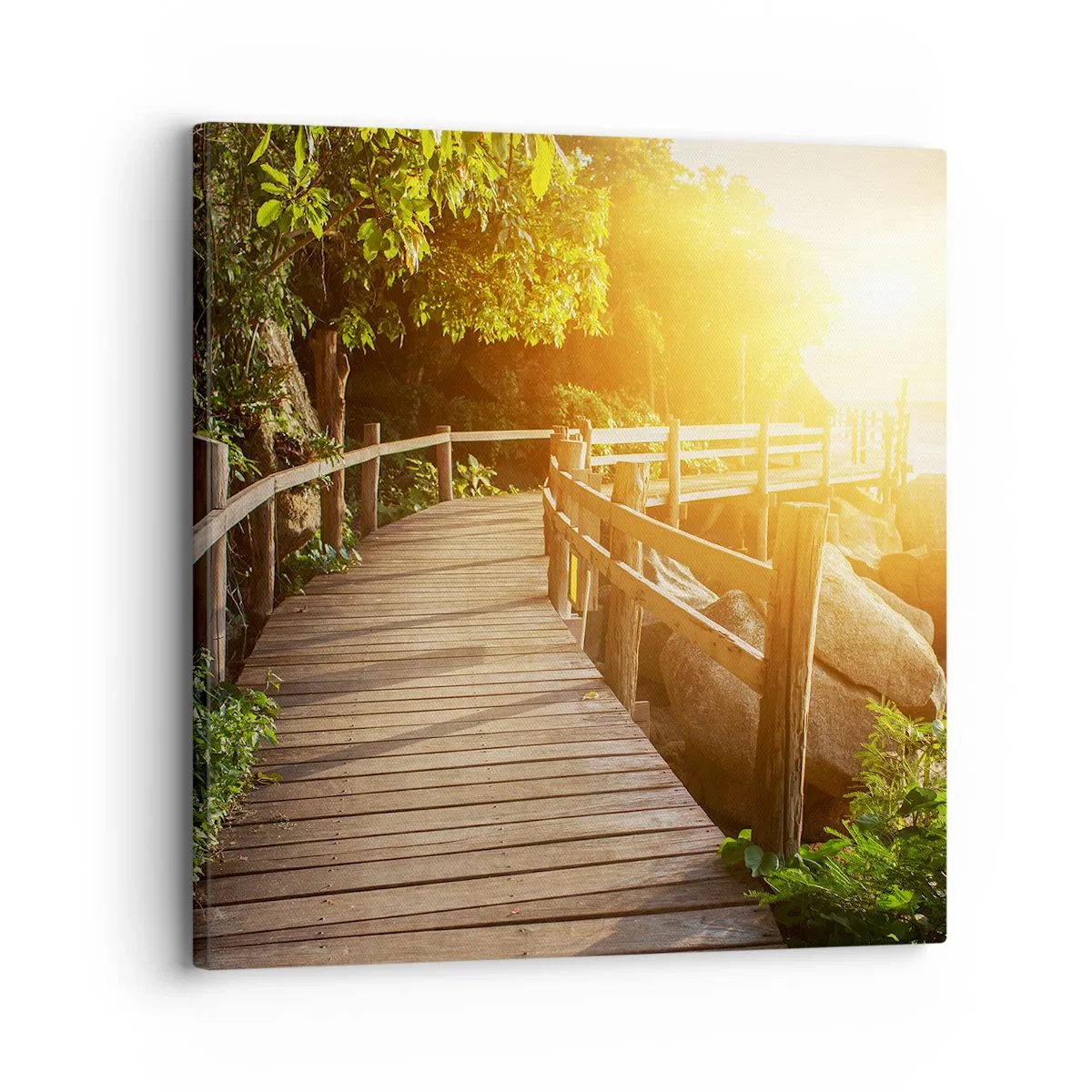 Canvastavla - Bild på duk - Nästa kurva, nästa underverk - 30x30 cm