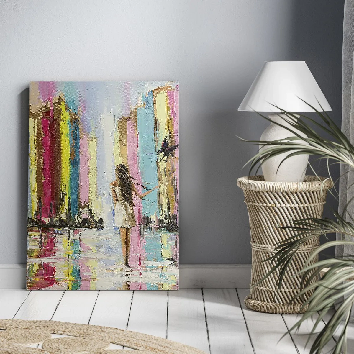 Canvastavla - Bild på duk - Kom med mig - 50x70 cm