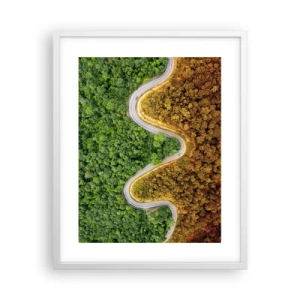 Affisch i vit ram - Gränser och genombrott - 40x50 cm