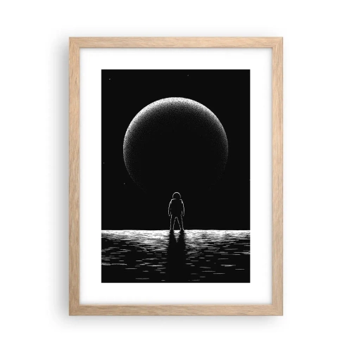 Affisch i ram av ljusek - Ansikte mot ansikte - 30x40 cm