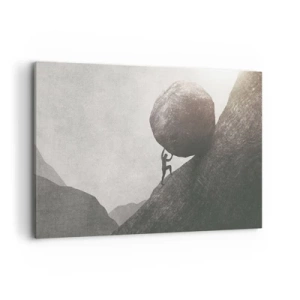 Canvastavla - Bild på duk - Jag tror i strid mot hoppet - 120x80 cm