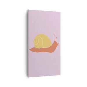 Canvastavla - Bild på duk - Det är ingen brådska - 65x120 cm