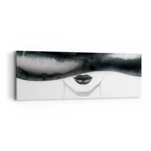 Canvastavla - Bild på duk - Sensuell hemlighet - 90x30 cm