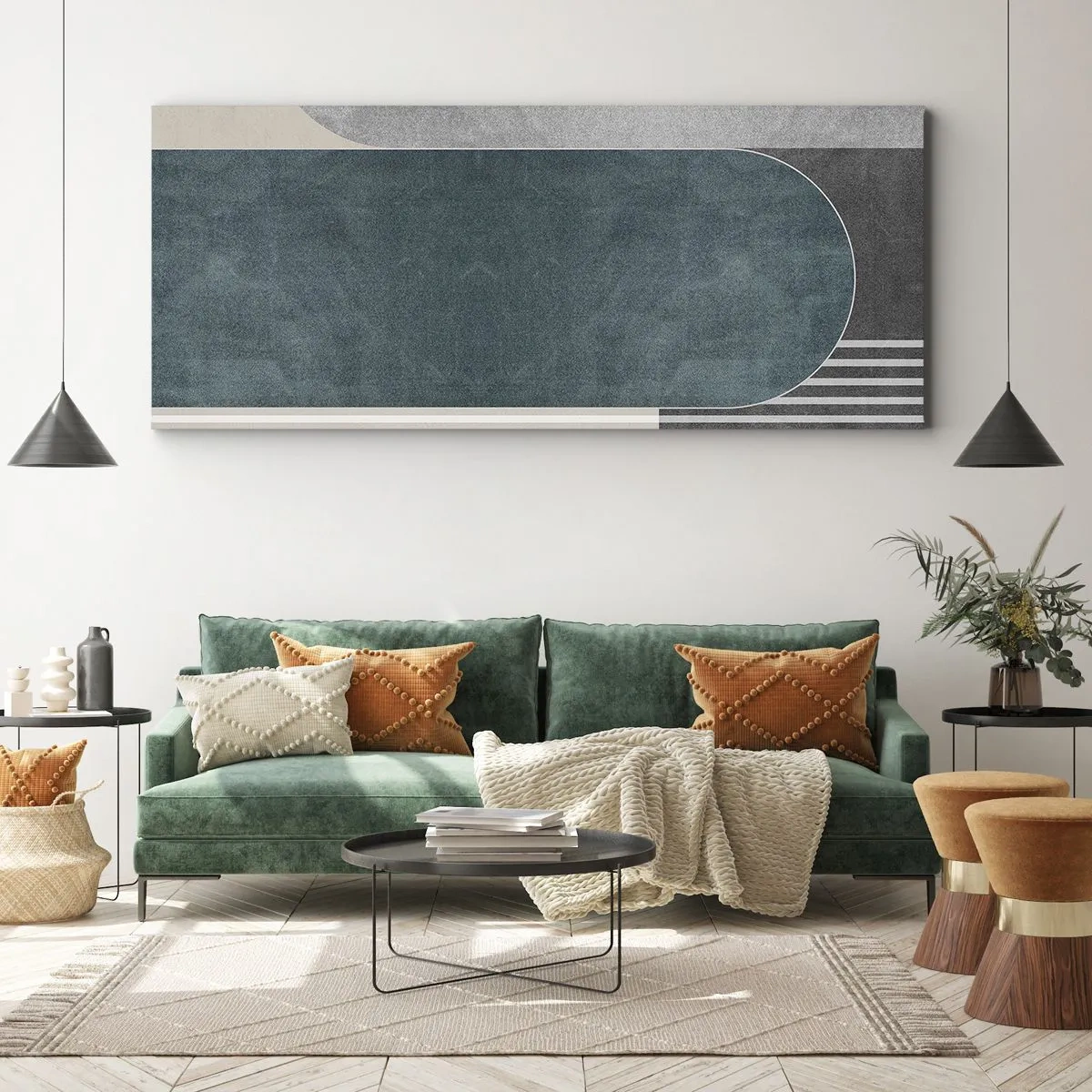 Canvastavla - Bild på duk - Horisontell komposition - 100x40 cm