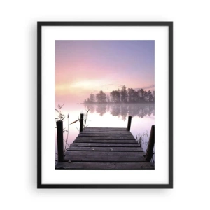 Affisch i svart ram - Ur liljedimman... - 40x50 cm