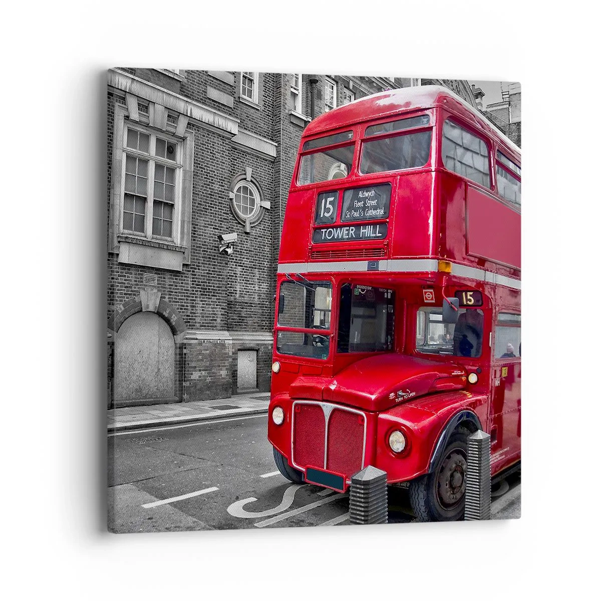 Canvastavla - Bild på duk - Alltid samma - 40x40 cm