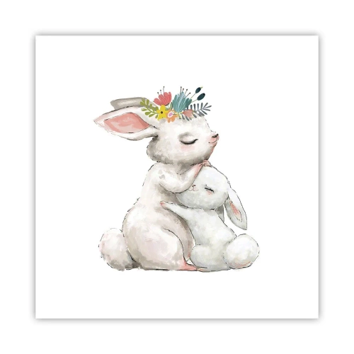 Affisch - Alltid bäst hos mamma - 40x40 cm