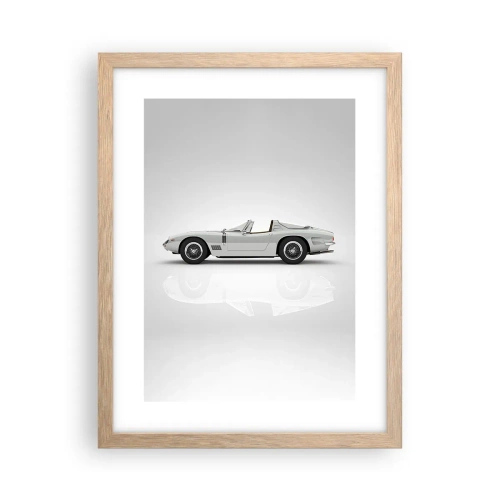 Affisch i ram av ljusek - Ett löfte om lek - 30x40 cm