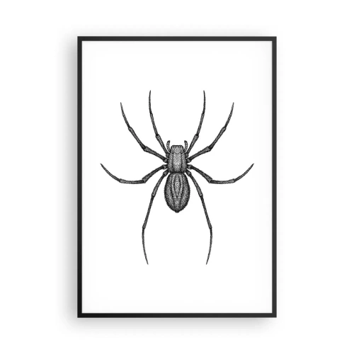 Affisch i svart ram - Oroväckande precision - 70x100 cm