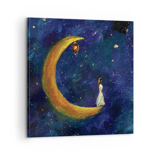 Canvastavla - Bild på duk - Världens skrik - 60x60 cm