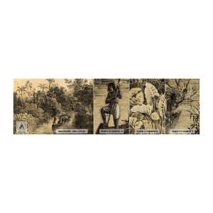 Provbit av fototapet Premium Sand - Resa till källan - Djungel, Amazonia, Tropikerna - 100x30 cm
