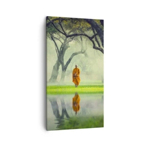 Canvastavla - Bild på duk - På väg till upplysningen - 45x80 cm