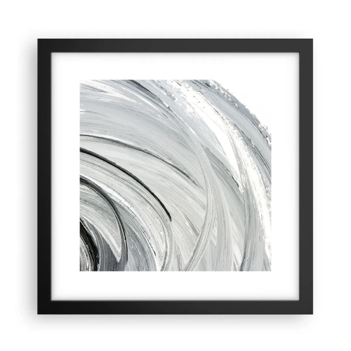 Affisch i svart ram - Orbital komposition - 30x30 cm