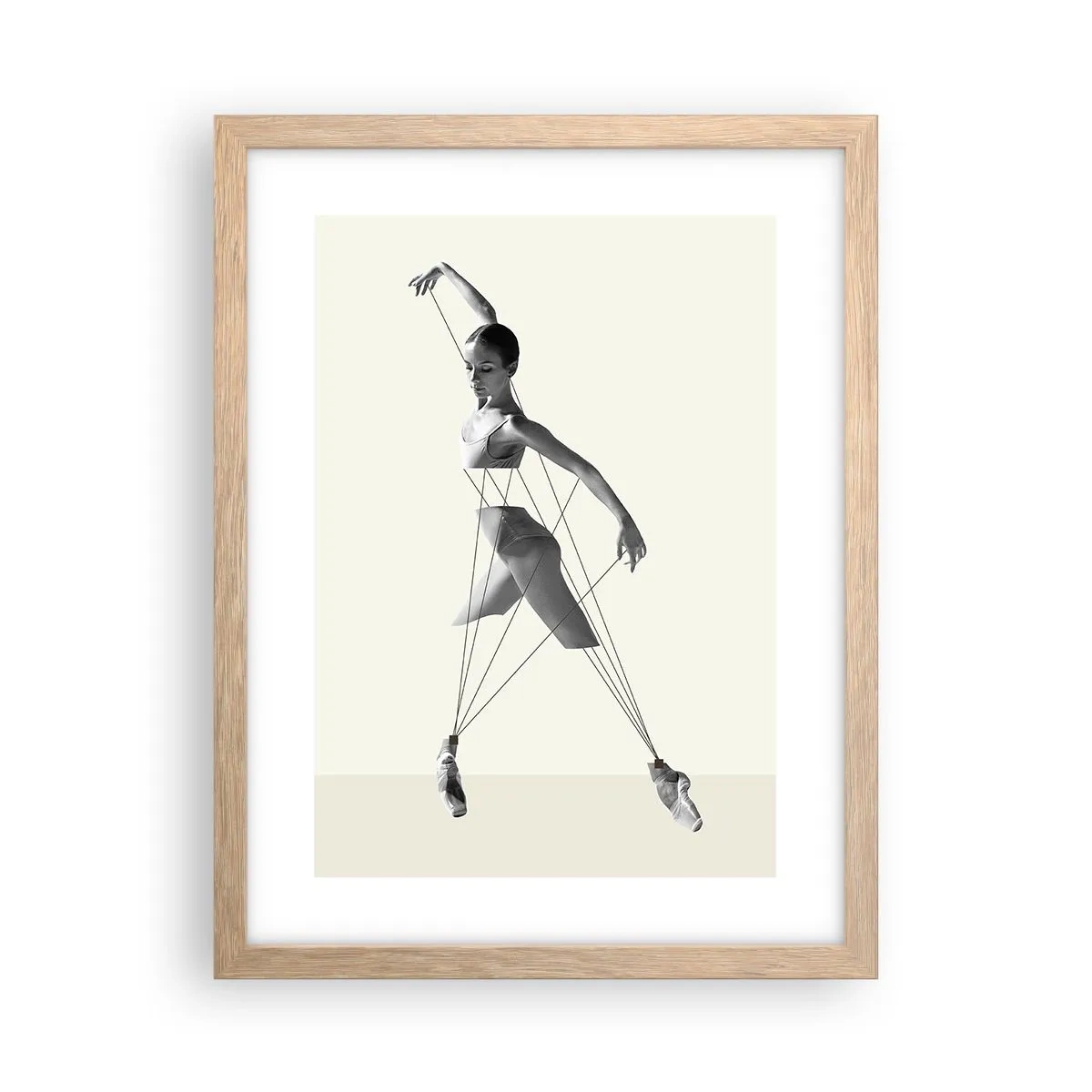 Affisch i ram av ljusek - I världens teater - 30x40 cm