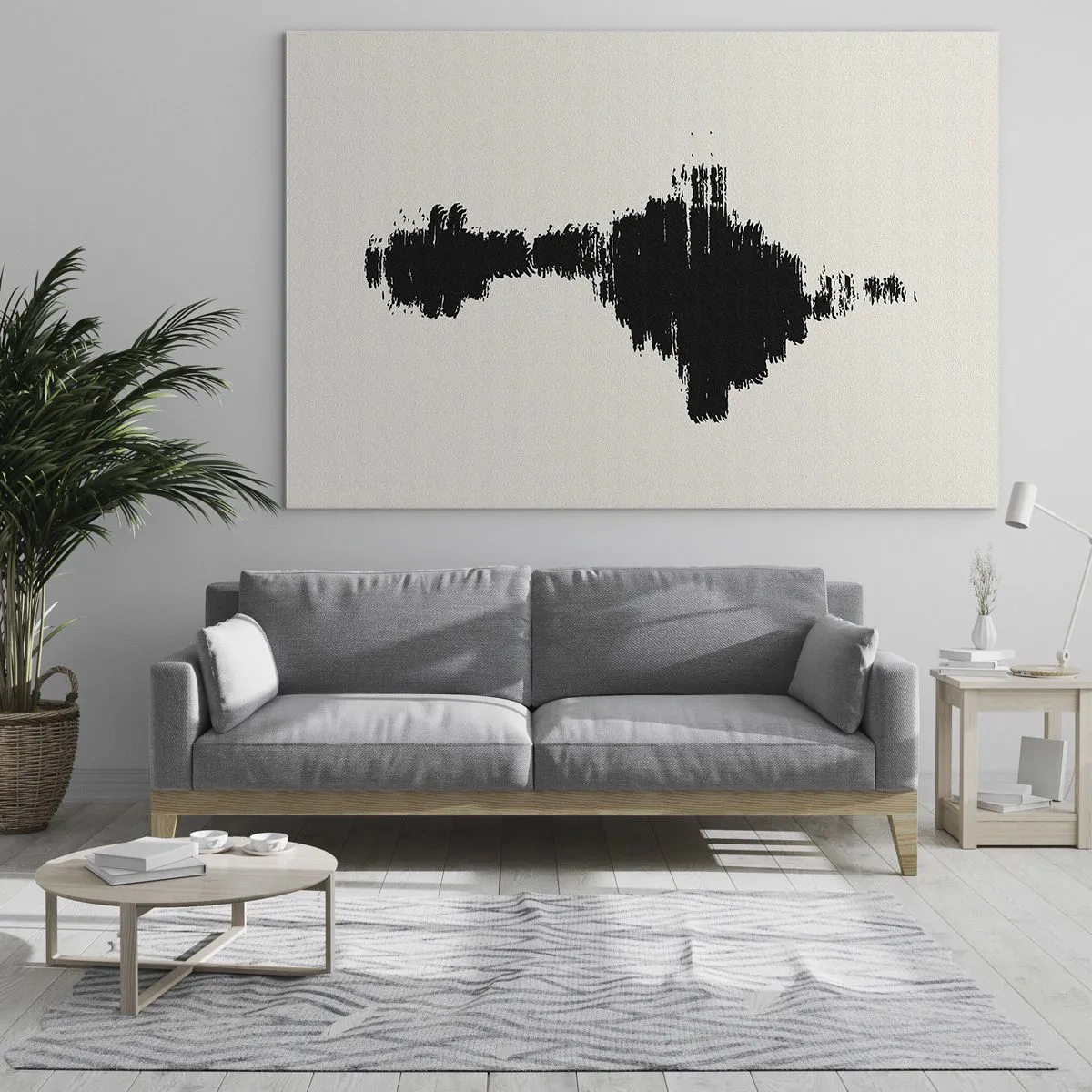 Glastavla - Bild på glas - Fantasins vibrationer - 120x80 cm