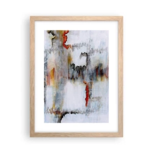 Affisch i ram av ljusek - Med pinne på vatten - 30x40 cm